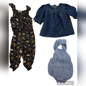 Baby Girl Clothes Bundle 3 pieces Size 12-18 Months